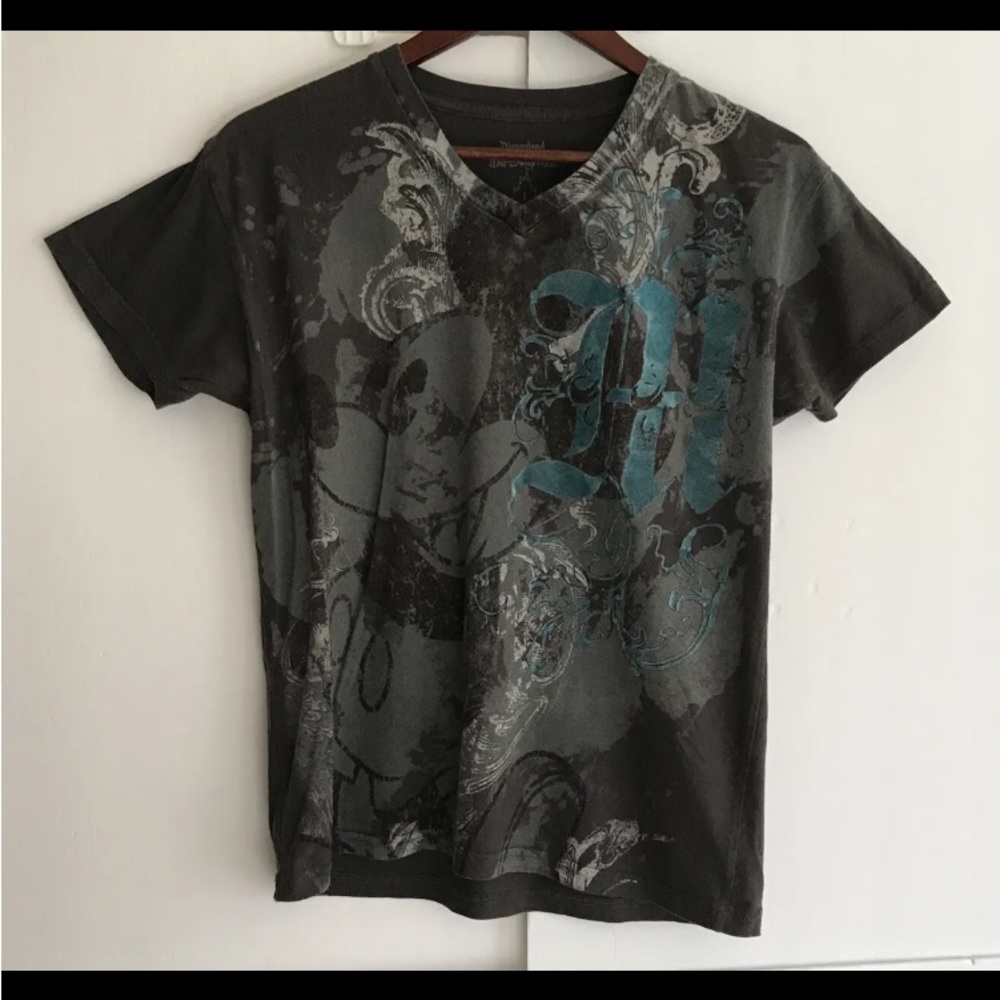 Walt Disney World Mickey Mouse Women’s Small S All-Over Print T-shirt Disneyland